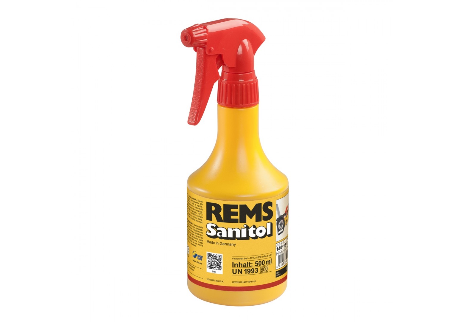 REMS Sanitol Öl HSS Kunststoff Spray 600 Ml – Universales Schmiermittel & Reinigungsspray