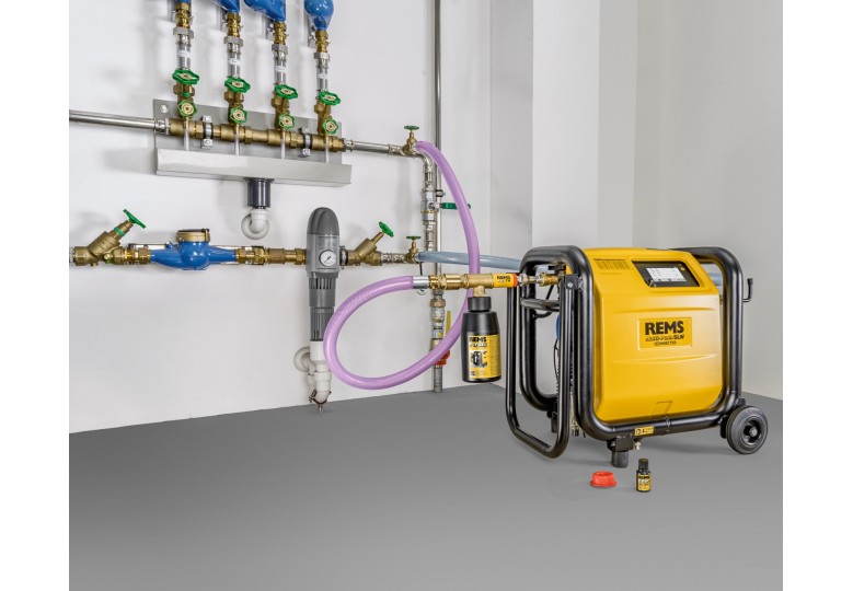 Elektroniczna jednostka do płukania i prób ciśnieniowych REMS Multi-Push SLW Connected Set 115612