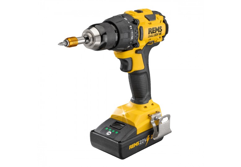 Wkrętarko-wiertarka akumulatorowa REMS Helix 22V VE Set 190110