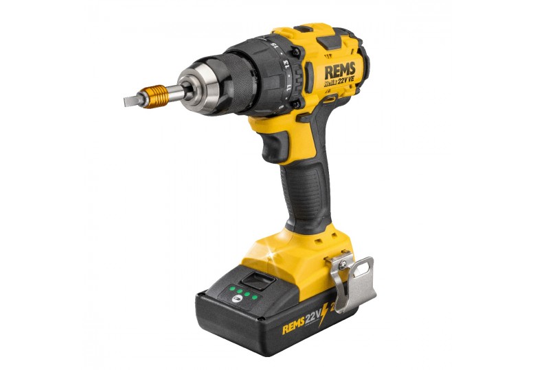 Wkrętarko-wiertarka akumulatorowa REMS Helix 22V VE Set 190110